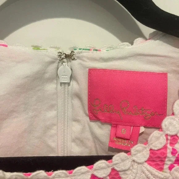 Lilly Pulitzer Maudie Stretch Shift Dress in‎ Resort White Koala Me Maybe,Size 0 - Picture 2 of 4